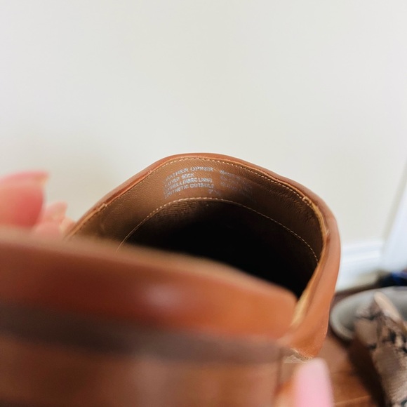 Seychelles Tan Leather Mules 7.5 - Picture 4 of 7